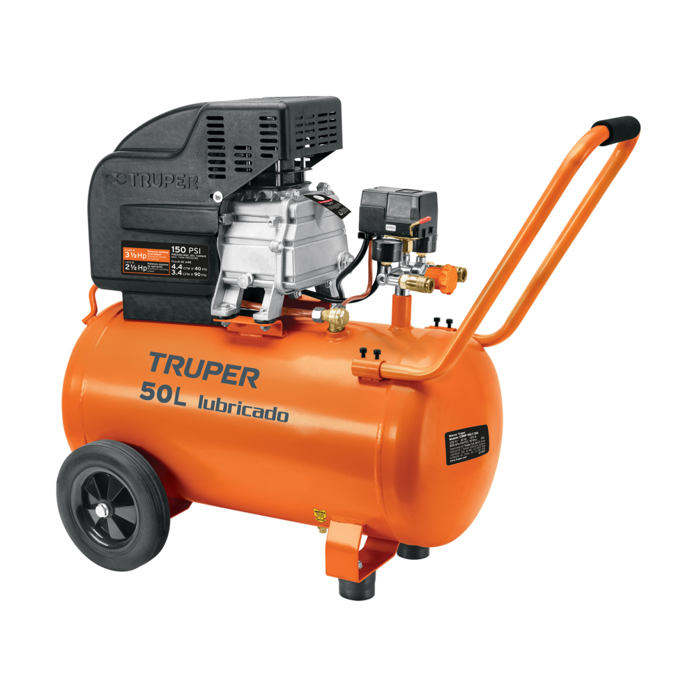 11837 COMPRESOR DE AIRE LUBRICADO 50L TRUPER
